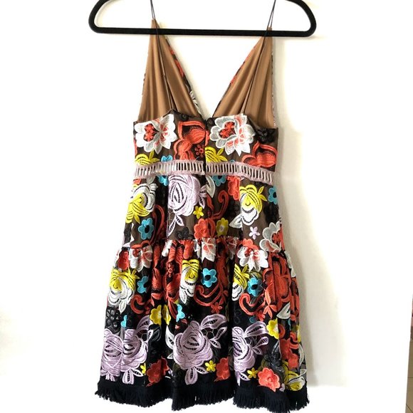 Alexis Floral embroidered summer spring semi formal dress - Picture 5 of 10